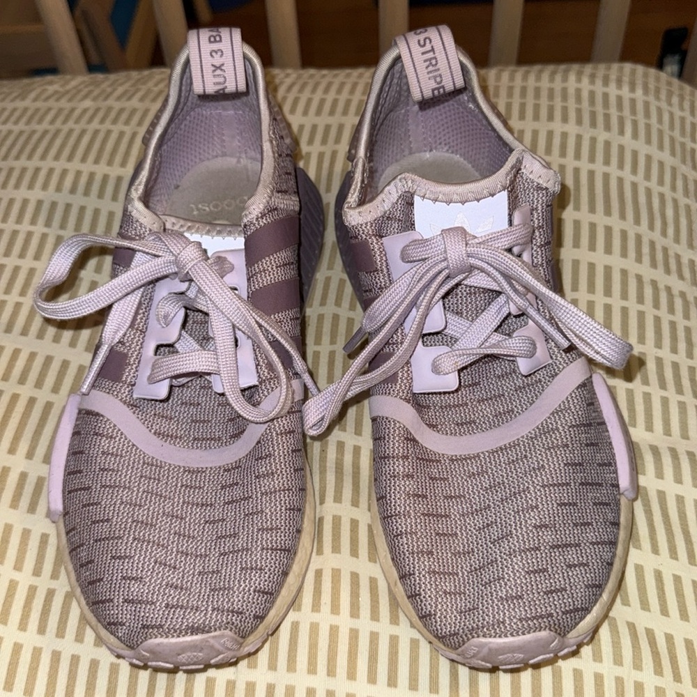 Adidas Purple Slide-on Sneakers